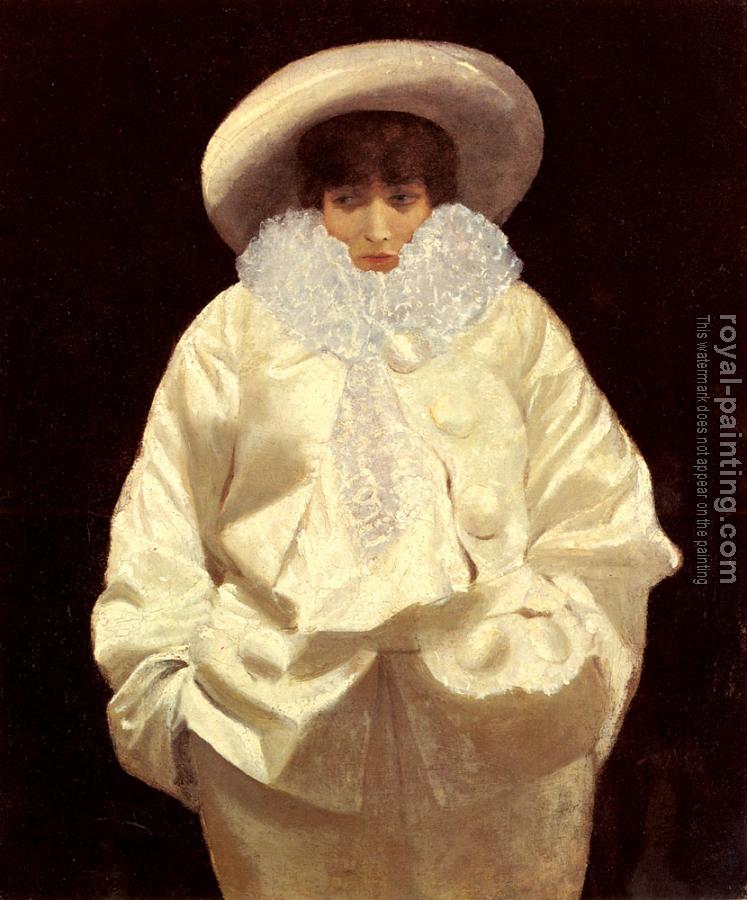 Giuseppe De Nittis : Sarah Bernhardt As Pierrot